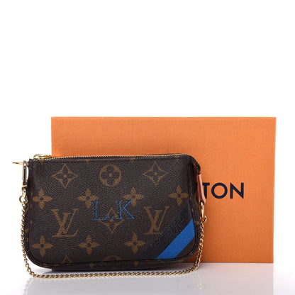 Louis Vuitton Monogram My LV Heritage Mini Pochette Accessories Black Bleu Clair 11 of 11