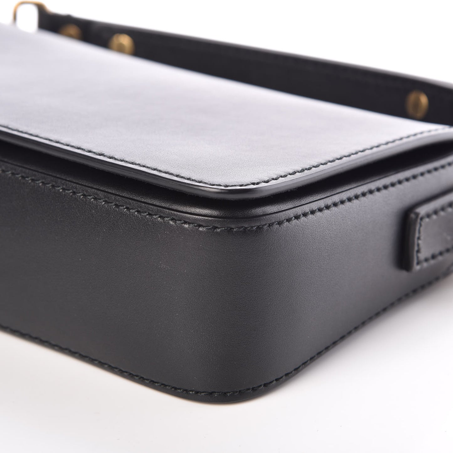 Calfskin J'Adior Flap Bag Black