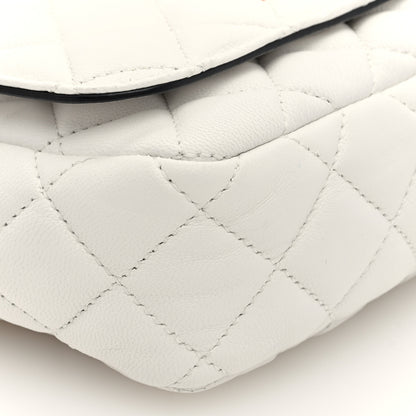 Versace Nappa Quilted Small Medusa Chain Crossbody White 8 of 9