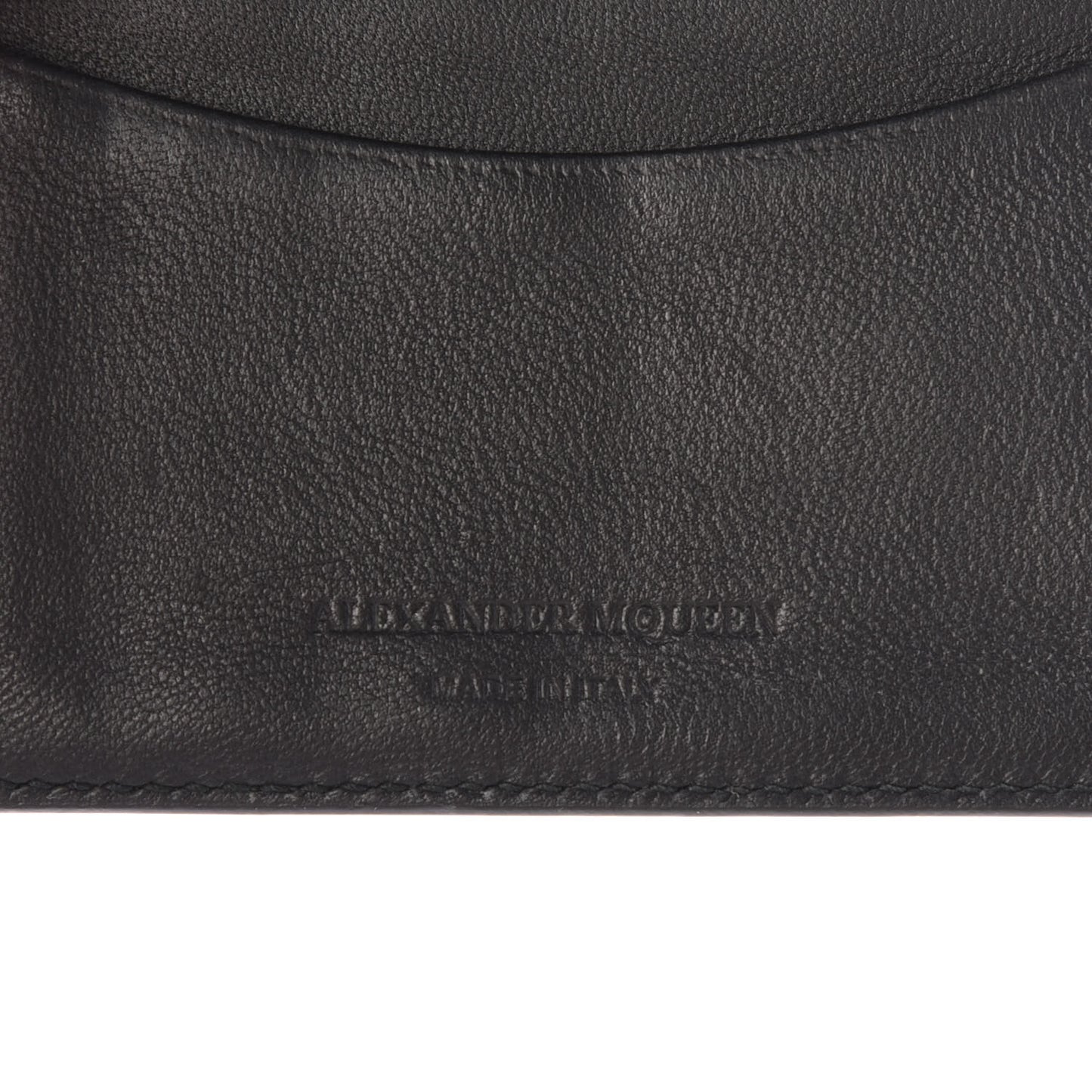 Patent Skull Bi-Fold Card Holder Black