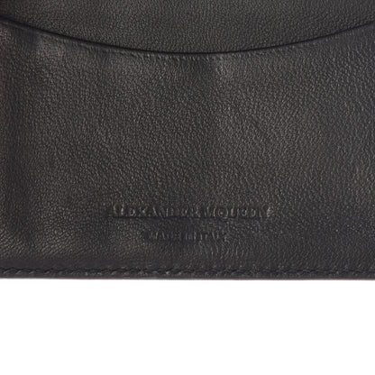 Alexander McQueen Patent Skull Bi-Fold Card Holder Black 8 of 8