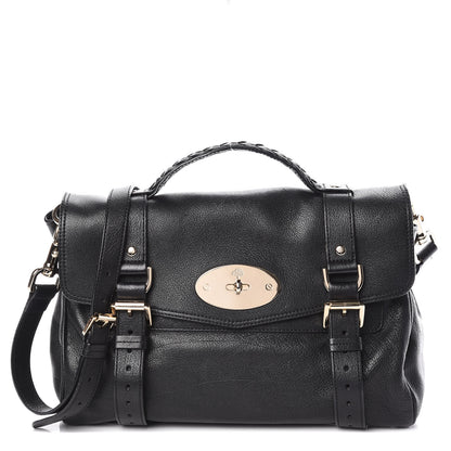 Mulberry Polished Buffalo Medium Alexa Black 1 of 9