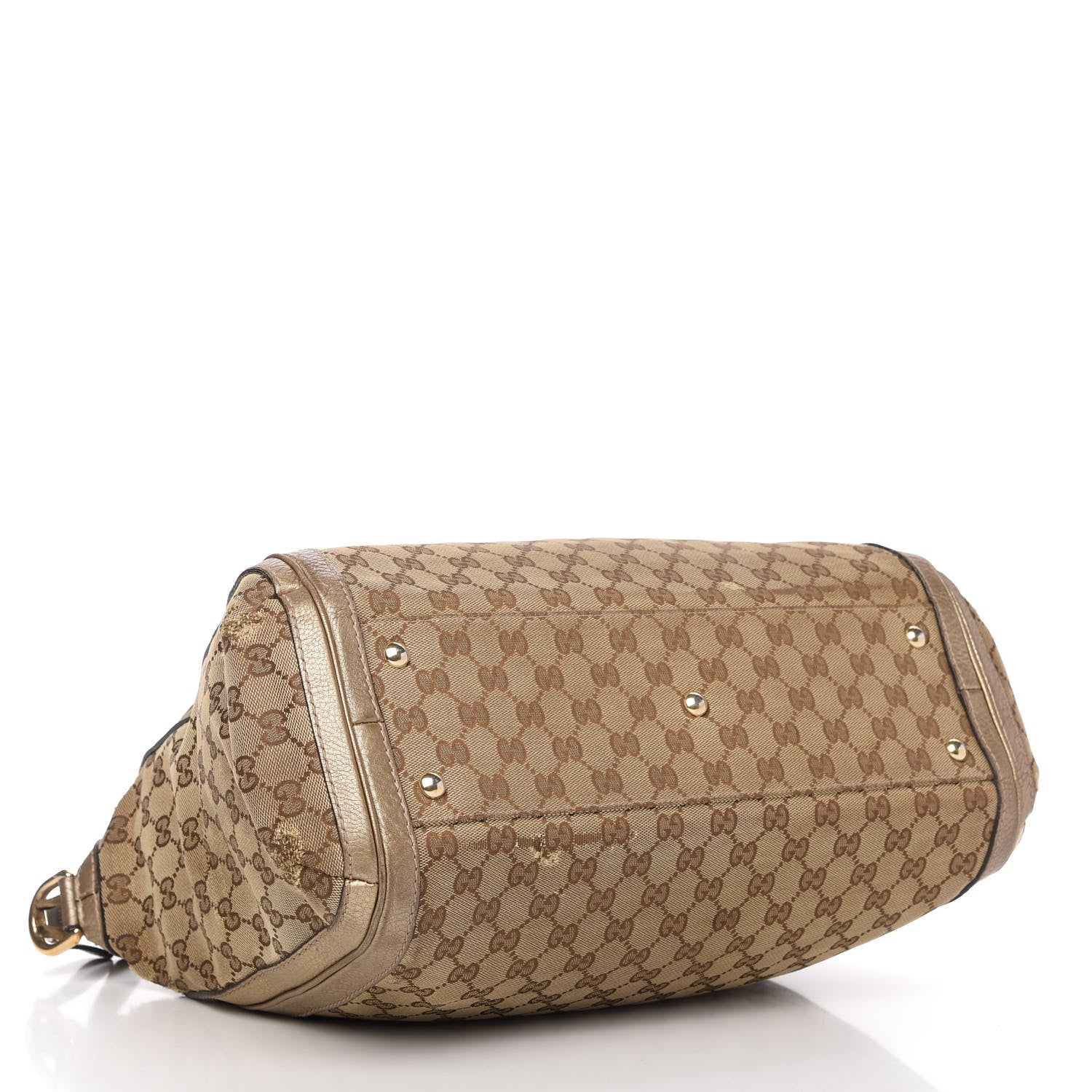 Gucci Monogram Medium Bella Tote Gold 4 of 20