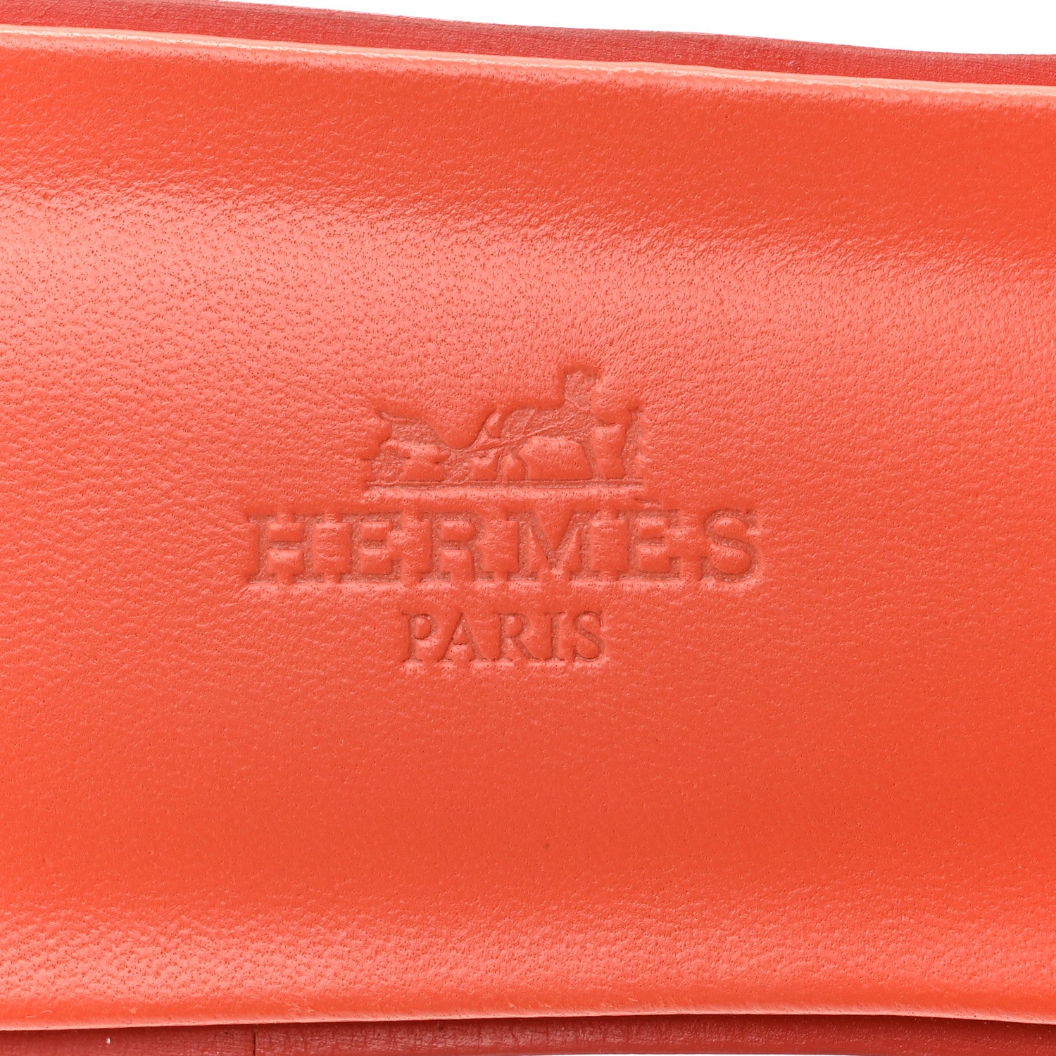 Hermes Epsom Oran Sandals 39.5 Orange Poppy 7 of 8
