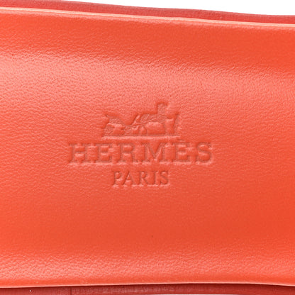 Hermes Epsom Oran Sandals 39.5 Orange Poppy 7 of 8