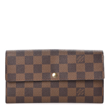 Louis Vuitton Damier Ebene Sarah Wallet 1 of 9