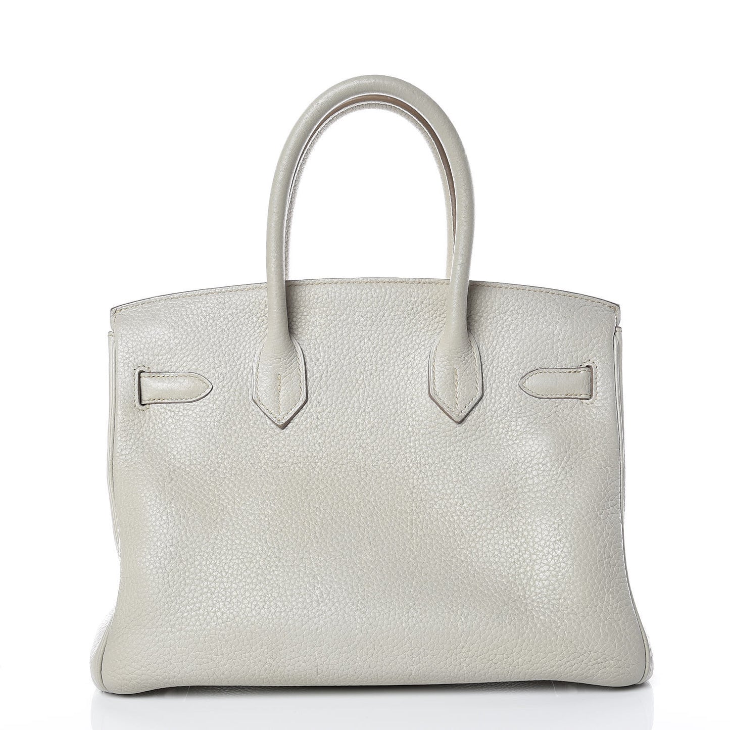 Taurillon Clemence Lizard Club Birkin 30 Gris Perle White Mykonos