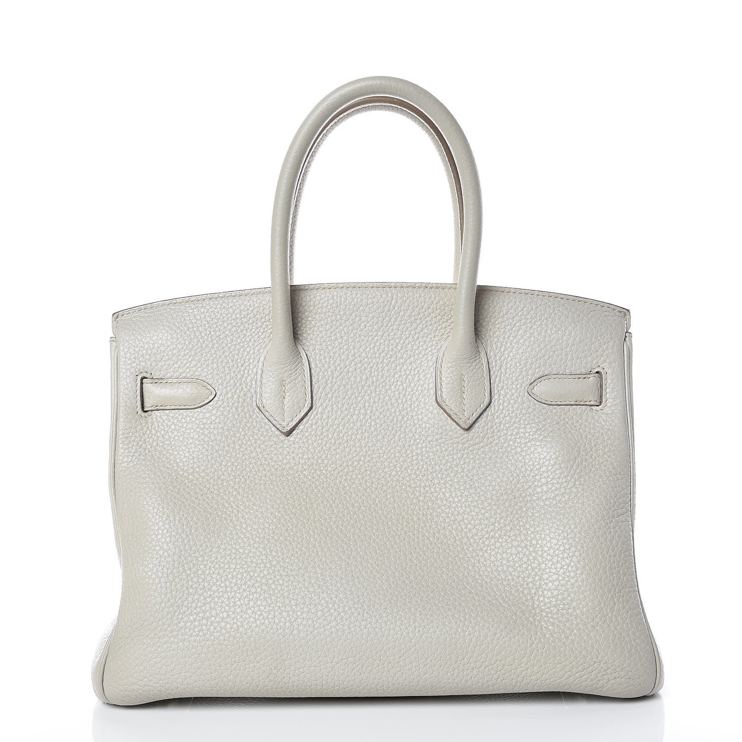 Hermes Taurillon Clemence Lizard Club Birkin 30 Gris Perle White Mykonos 4 of 38