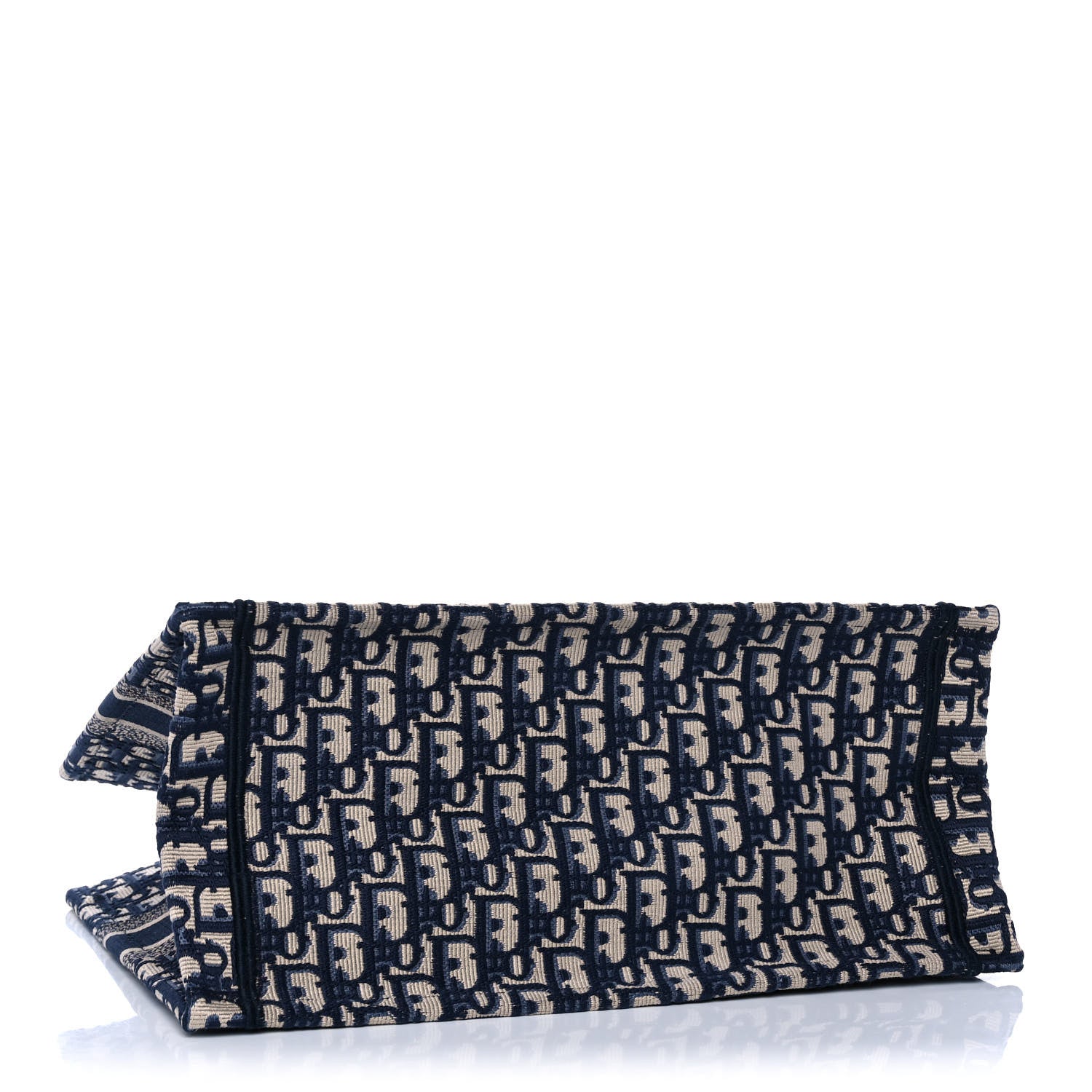 Christian Dior Oblique Medium Book Tote Blue Multicolor 4 of 12