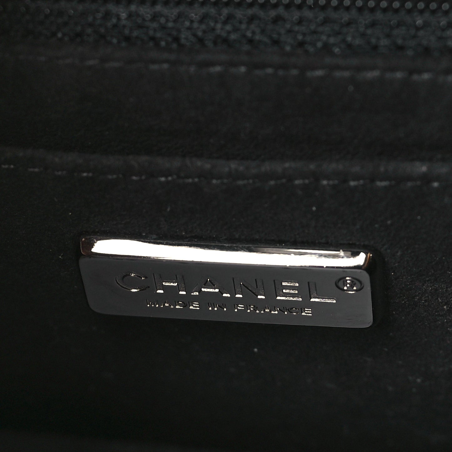 Metallic Snakeskin Mini Rectangular Flap Silver Black