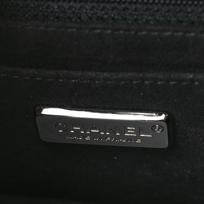 Chanel Metallic Snakeskin Mini Rectangular Flap Silver Black 6 of 9