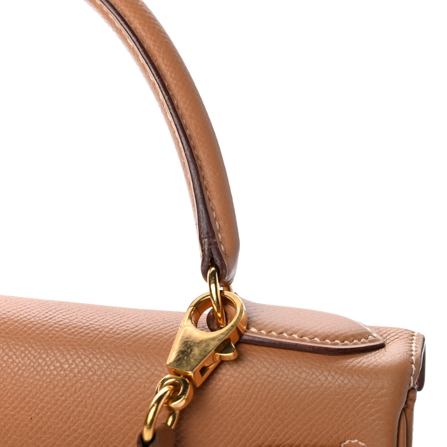 Hermes Courchevel Kelly Retourne 28 Gold 11 of 13