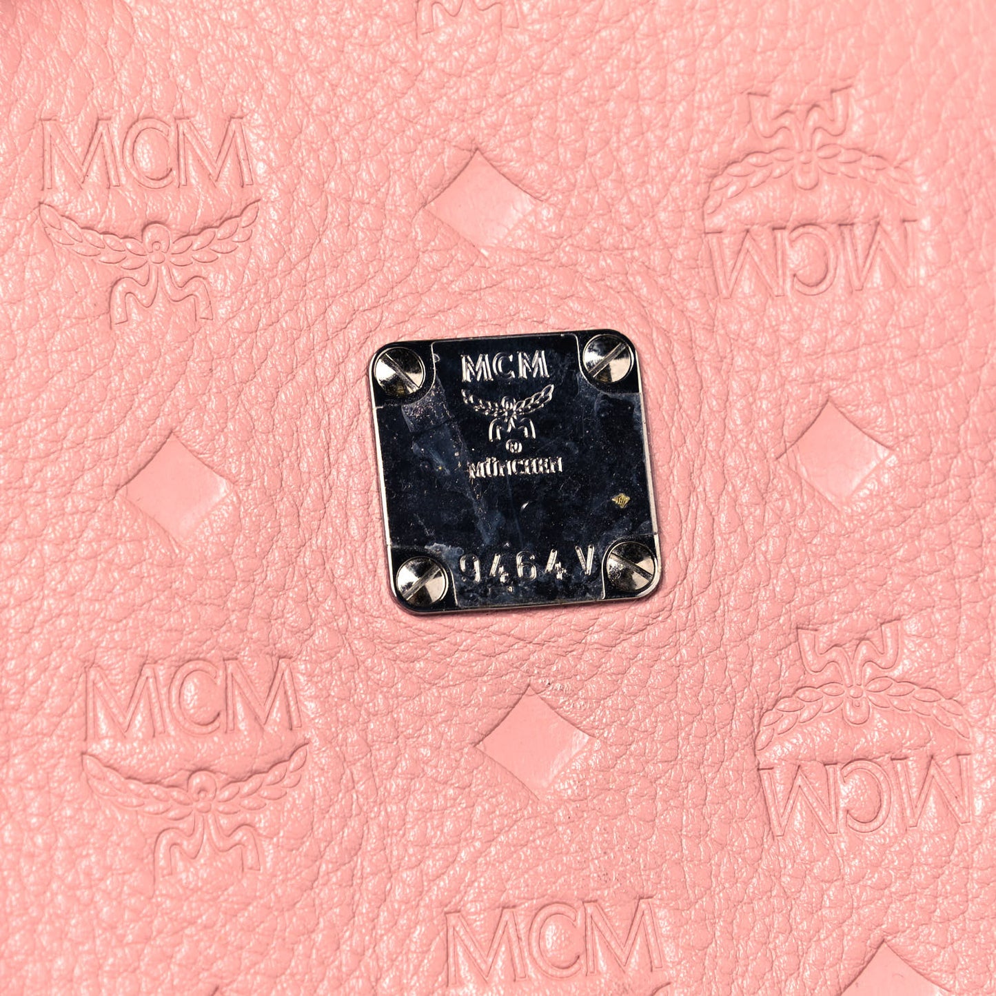 Calfskin Ottomar Monogram Duffle Bag Pink
