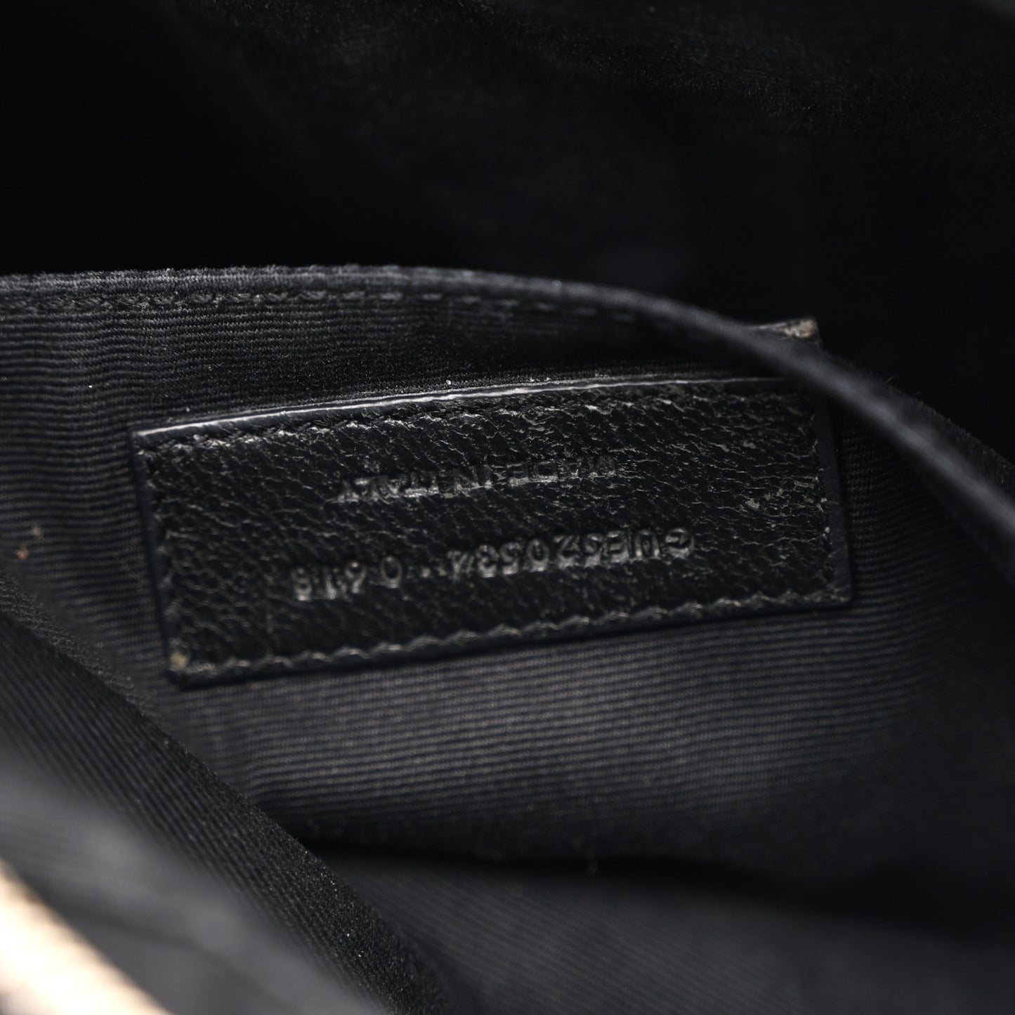 Calfskin Matelasse Monogram Lou Camera Bag Black