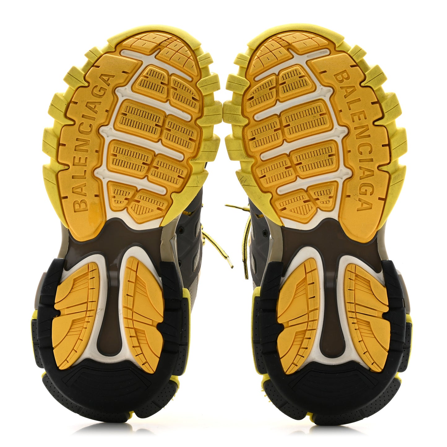 Mesh Nylon Mens Track Sneakers 40 Yellow Black White