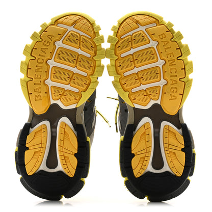Balenciaga Mesh Nylon Mens Track Sneakers 40 Yellow Black White 6 of 19