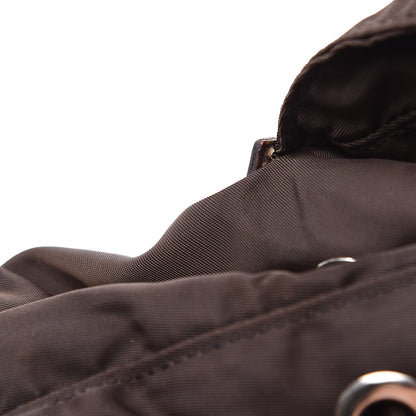 Prada Tessuto Nylon Medium Vela Backpack Ebano 11 of 12