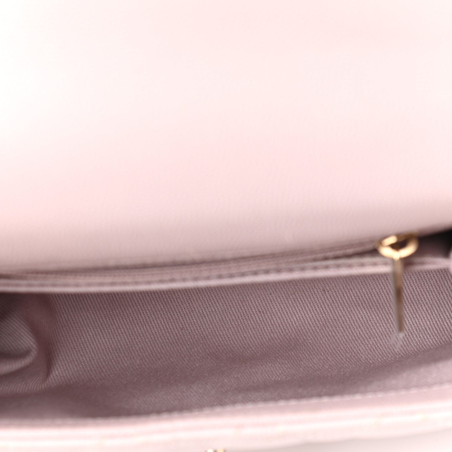 Caviar Quilted Mini Coco Handle Flap Lilas Lilac