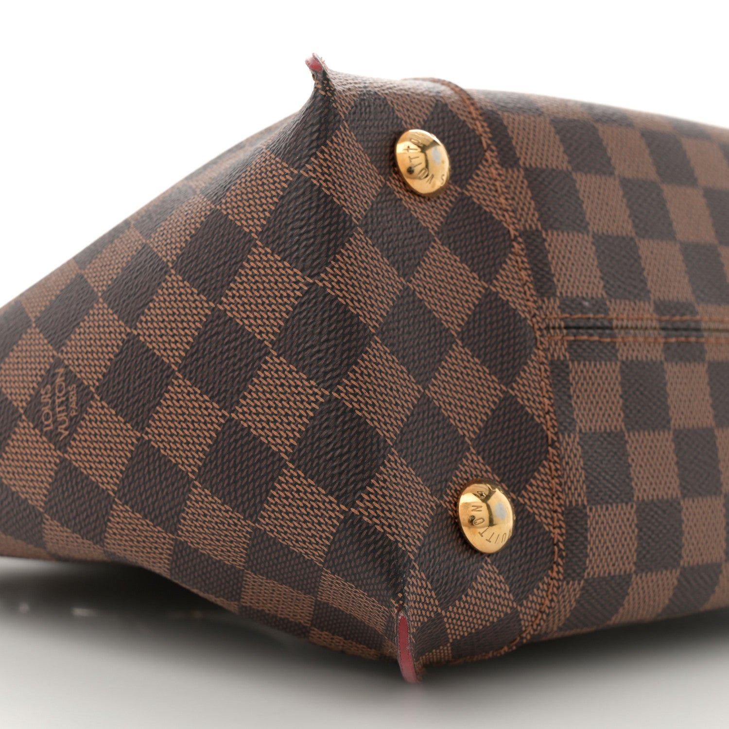 Louis Vuitton Damier Ebene Caissa Tote PM Cherry 9 of 15