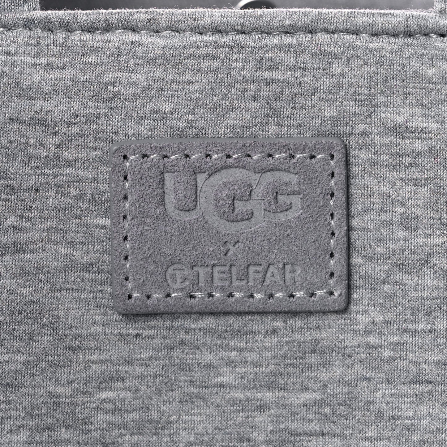 X UGG Fleece Small Shopping Bag Heather Grey