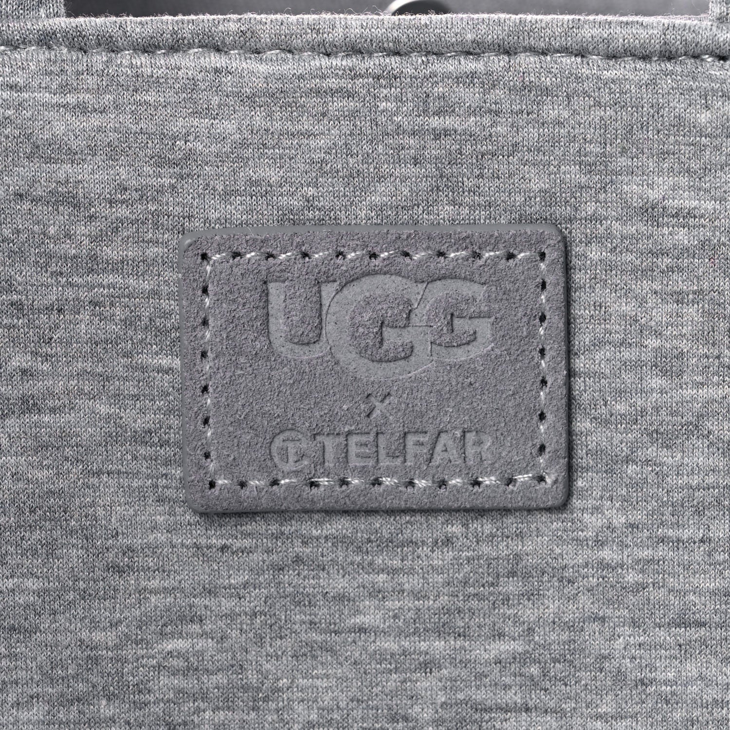 Telfar X UGG Fleece Small Shopping Bag Heather Grey 16 of 17