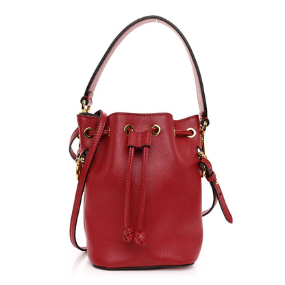 Fendi Vitello Cruise F is Fendi Mini Mon Tresor Bucket Bag Fragola 1 of 9