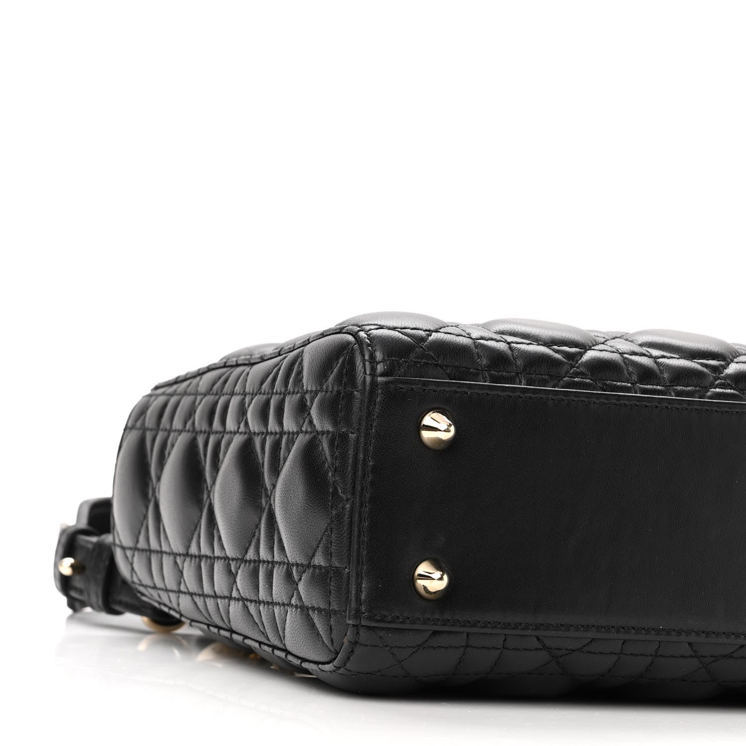 Christian Dior Lambskin Cannage Small Lucky Badges My Lady Dior Black 8 of 9