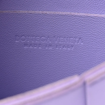 Bottega Veneta Lambskin Intreccio Candy Cassette Crossbody Bag Wisteria 6 of 10