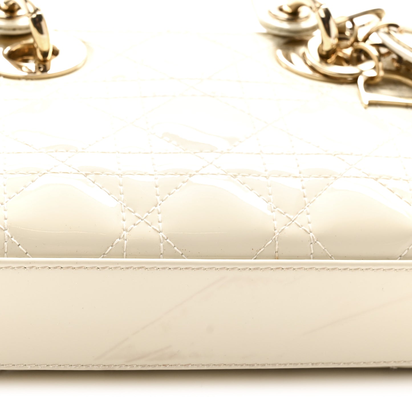 Patent Cannage Small Lady D-Joy White