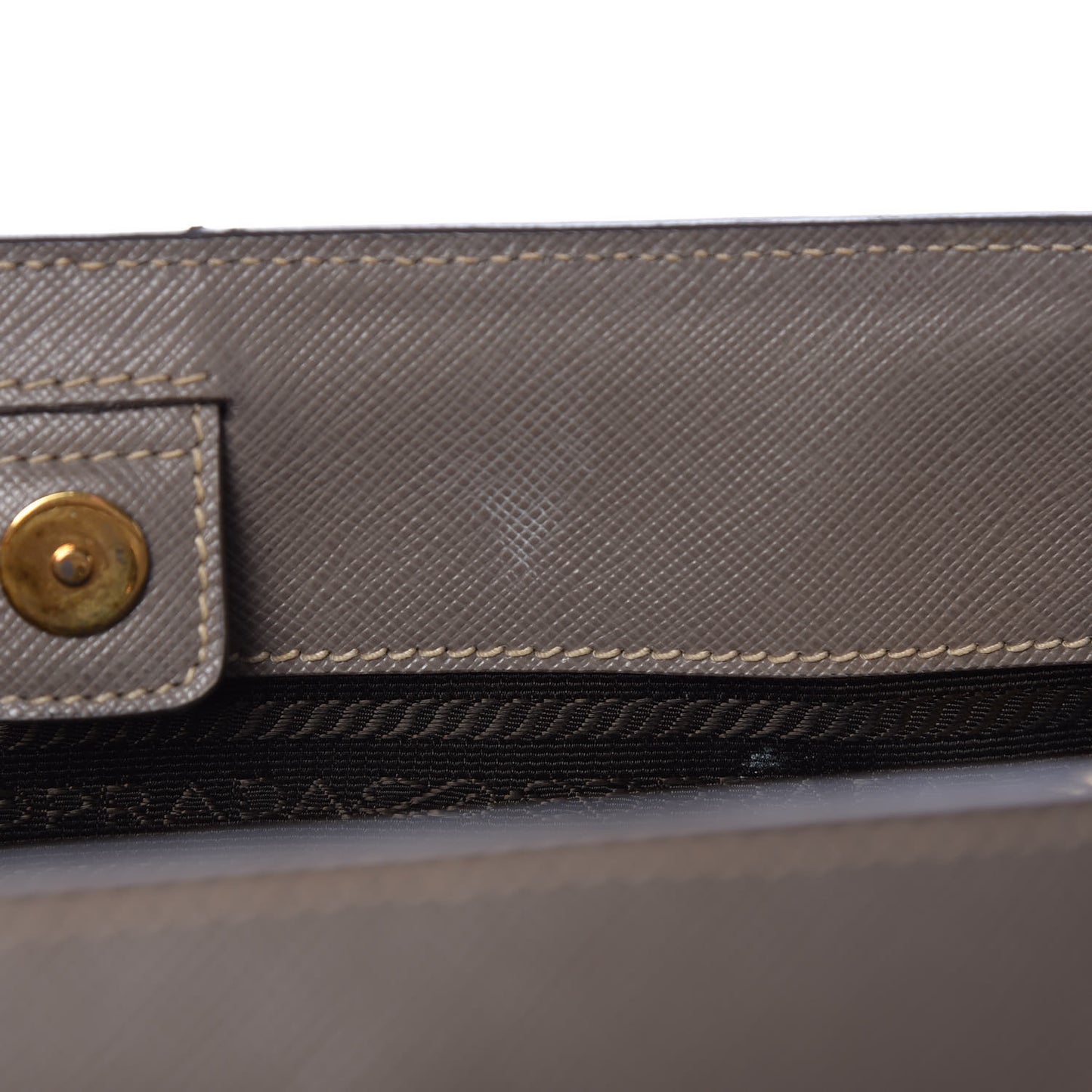 Saffiano Lux Medium Tote Argilla