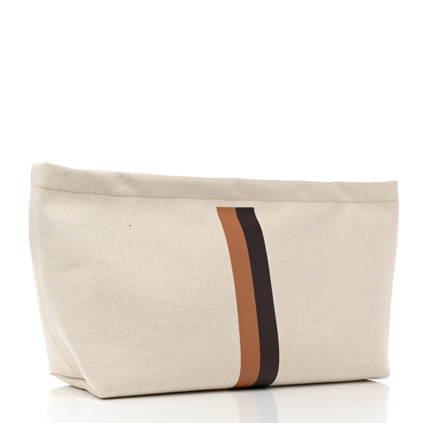 Canvas Necessaire Organizer Pouch Off White