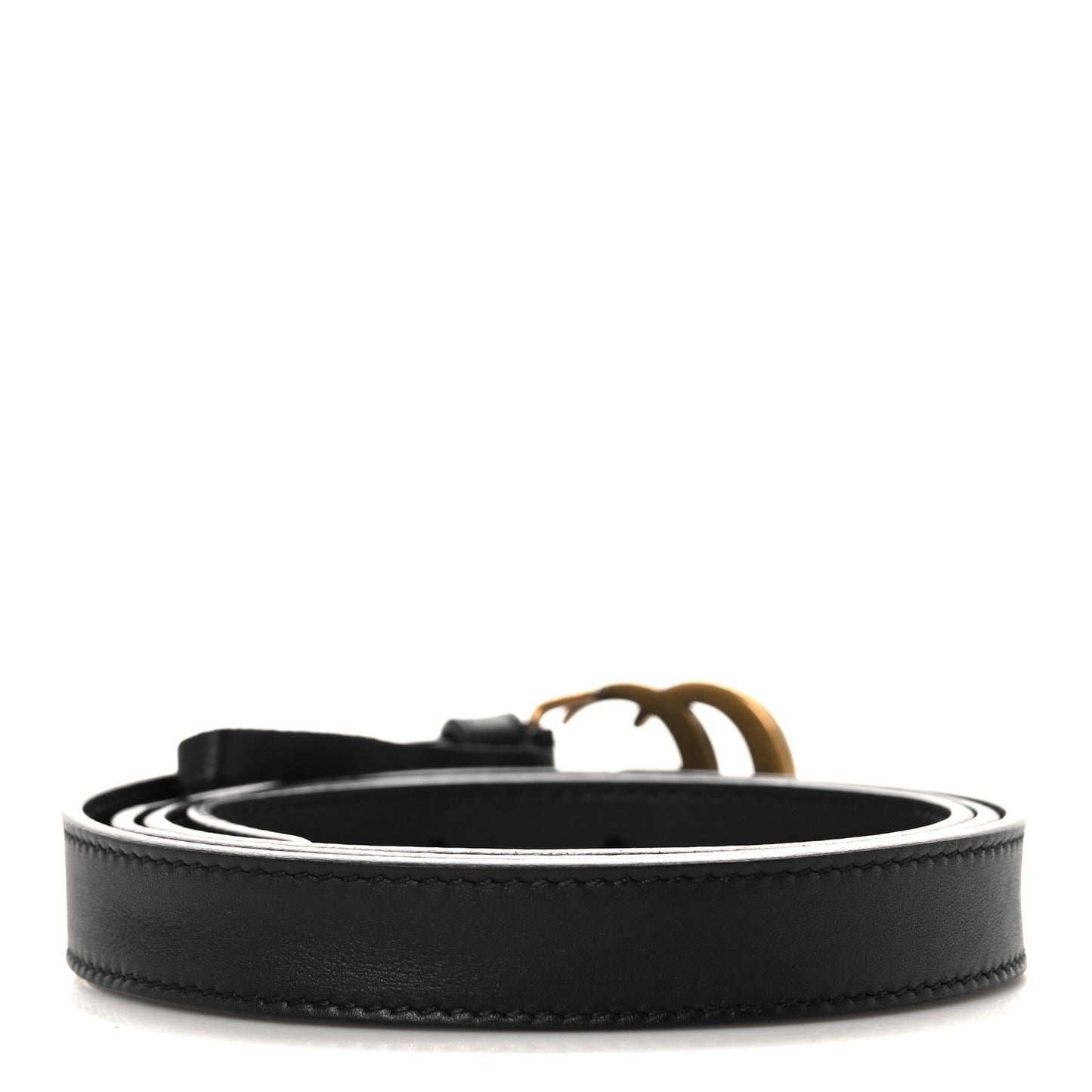 Calfskin Double G 20mm Belt 100 40 Black