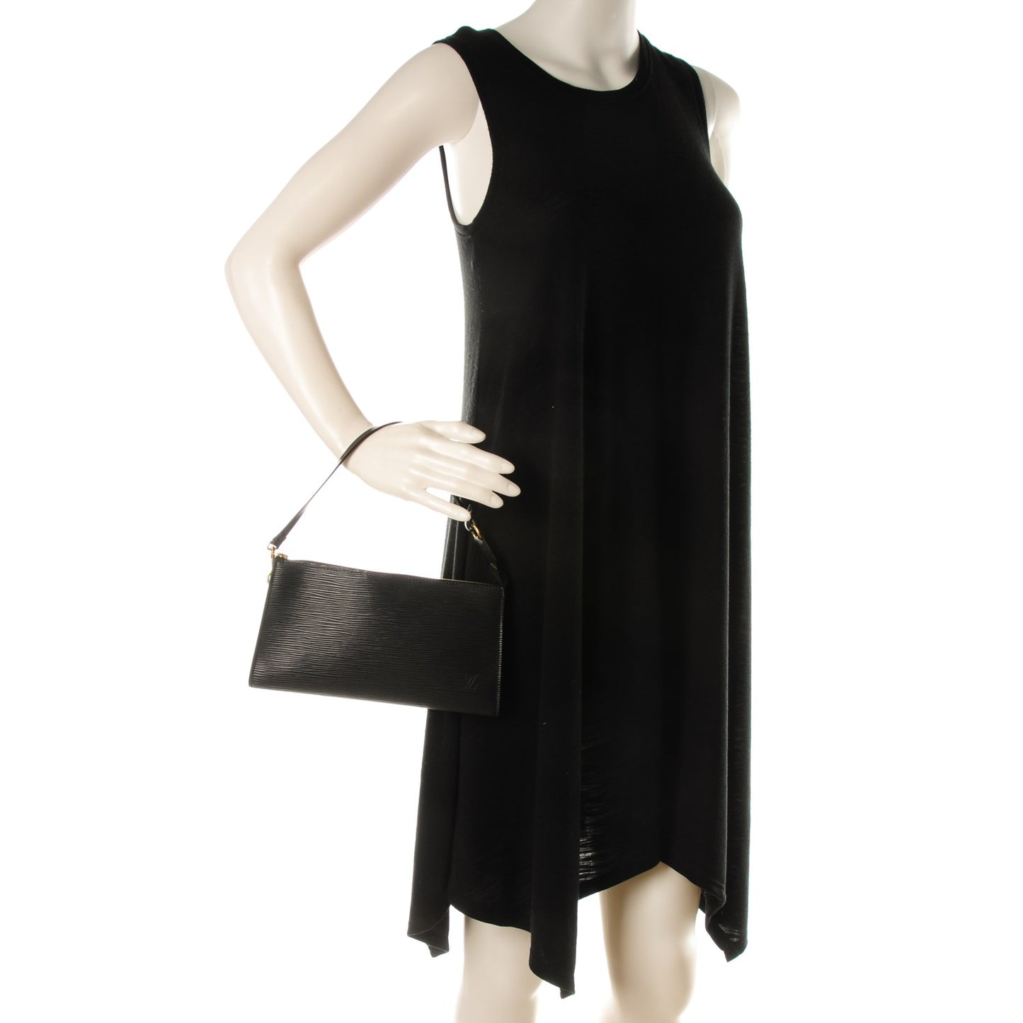 Epi Pochette 24 Black