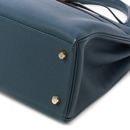 Hermes Togo Kelly Retourne 32 Vert Cypress 6 of 33