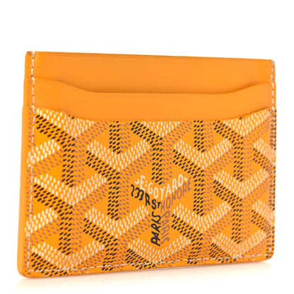 Goyard Goyardine Saint Sulpice Card Holder Yellow 3 of 9