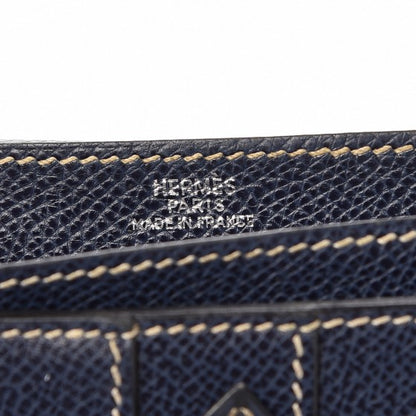 Hermes Epsom Bearn Gusset Wallet Bleu Saphir 6 of 15