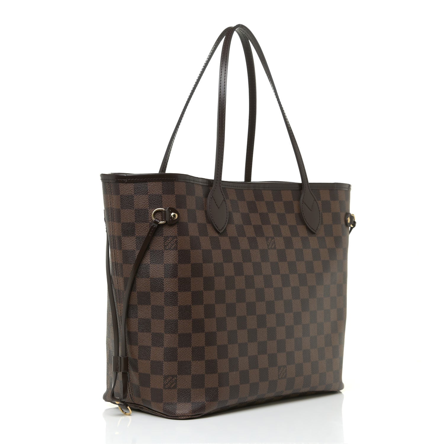 Louis Vuitton Damier Ebene Neo Neverfull MM Rose Ballerine 3 of 14