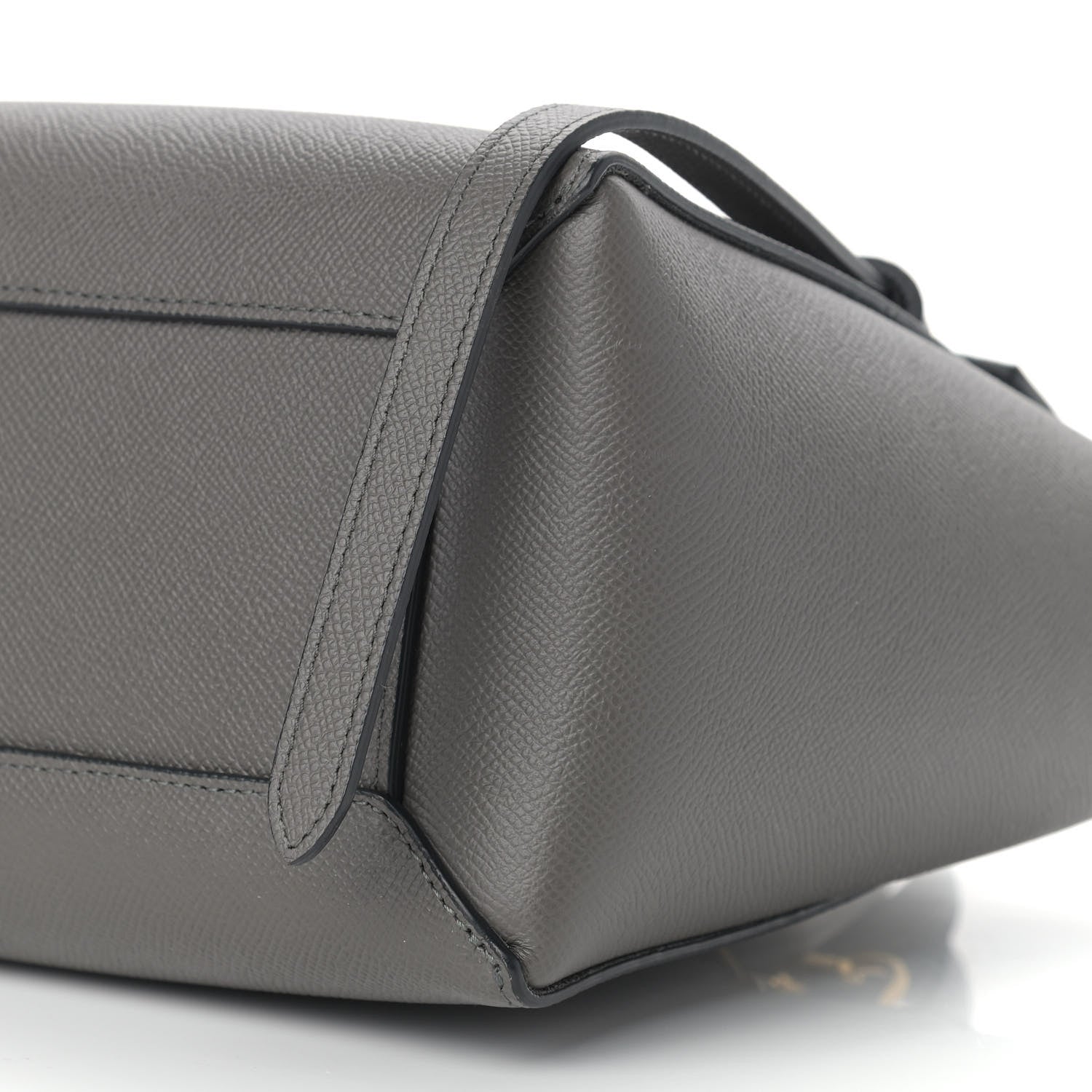 Celine Grained Calfskin Micro Belt Bag Grey 10 of 10