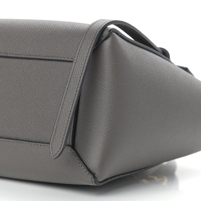 Celine Grained Calfskin Micro Belt Bag Grey 10 of 10