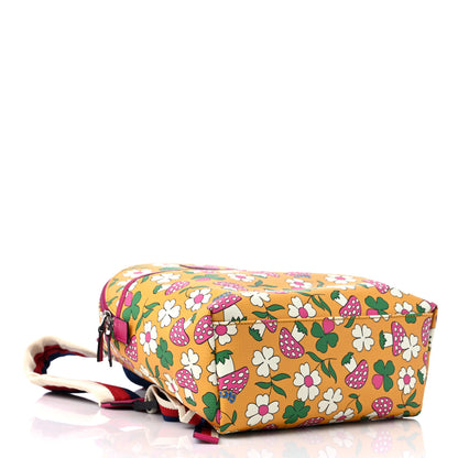 Gucci Canvas Childrens Flower Mushroom Print Backpack 4 of 12