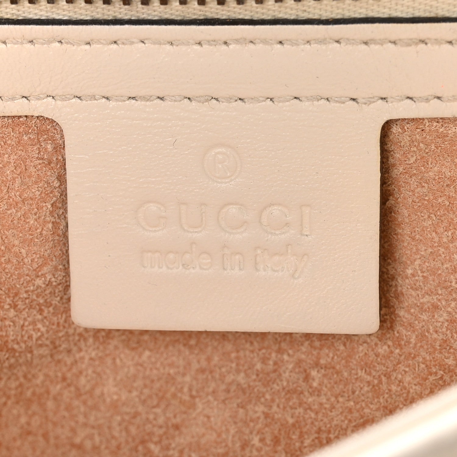 Gucci Calfskin Matelasse Small GG Marmont Shoulder Bag White 6 of 11
