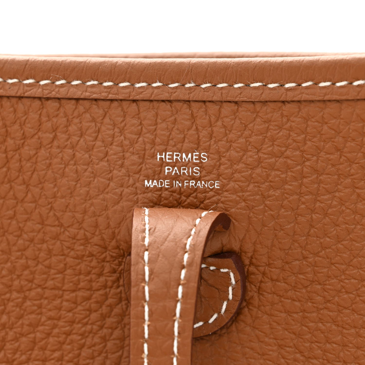 Hermes Taurillon Maurice Amazone Evelyne TPM Gold White 6 of 11