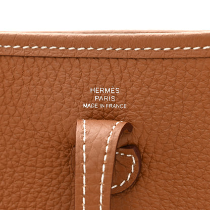 Hermes Taurillon Maurice Amazone Evelyne TPM Gold White 6 of 11