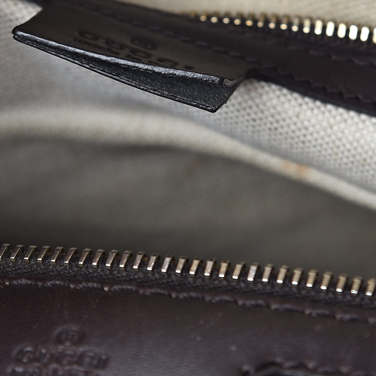 Monogram Vintage Web Medium Boston Dark Brown