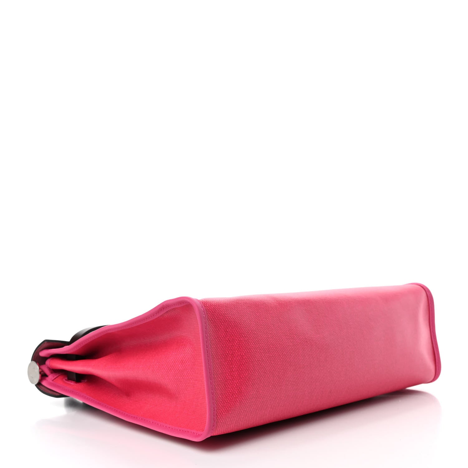 Hermes Toile H Berline Vache Hunter Herbag Zip 31 PM Rouge Sellier Rose Shocking 3 of 4