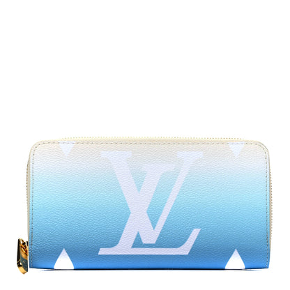 Louis Vuitton Monogram Giant By The Pool Zippy Wallet Blue 1 of 7