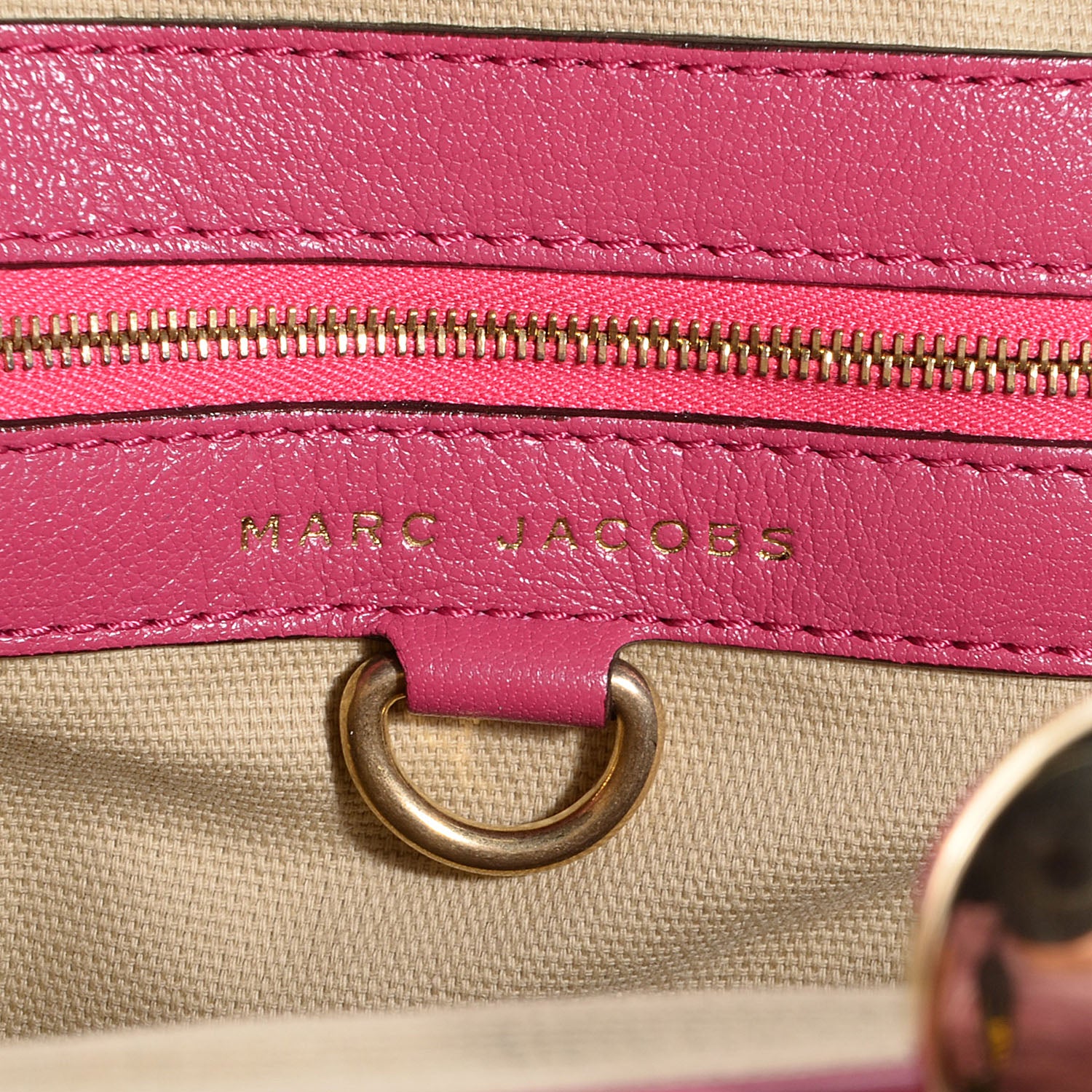 Marc Jacobs Lacquered Leather Quilted Little Stam Pink 6 of 9