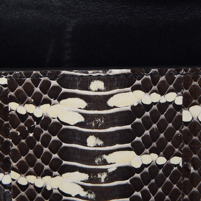 Celine Watersnake Small Trotteur Black White 7 of 8
