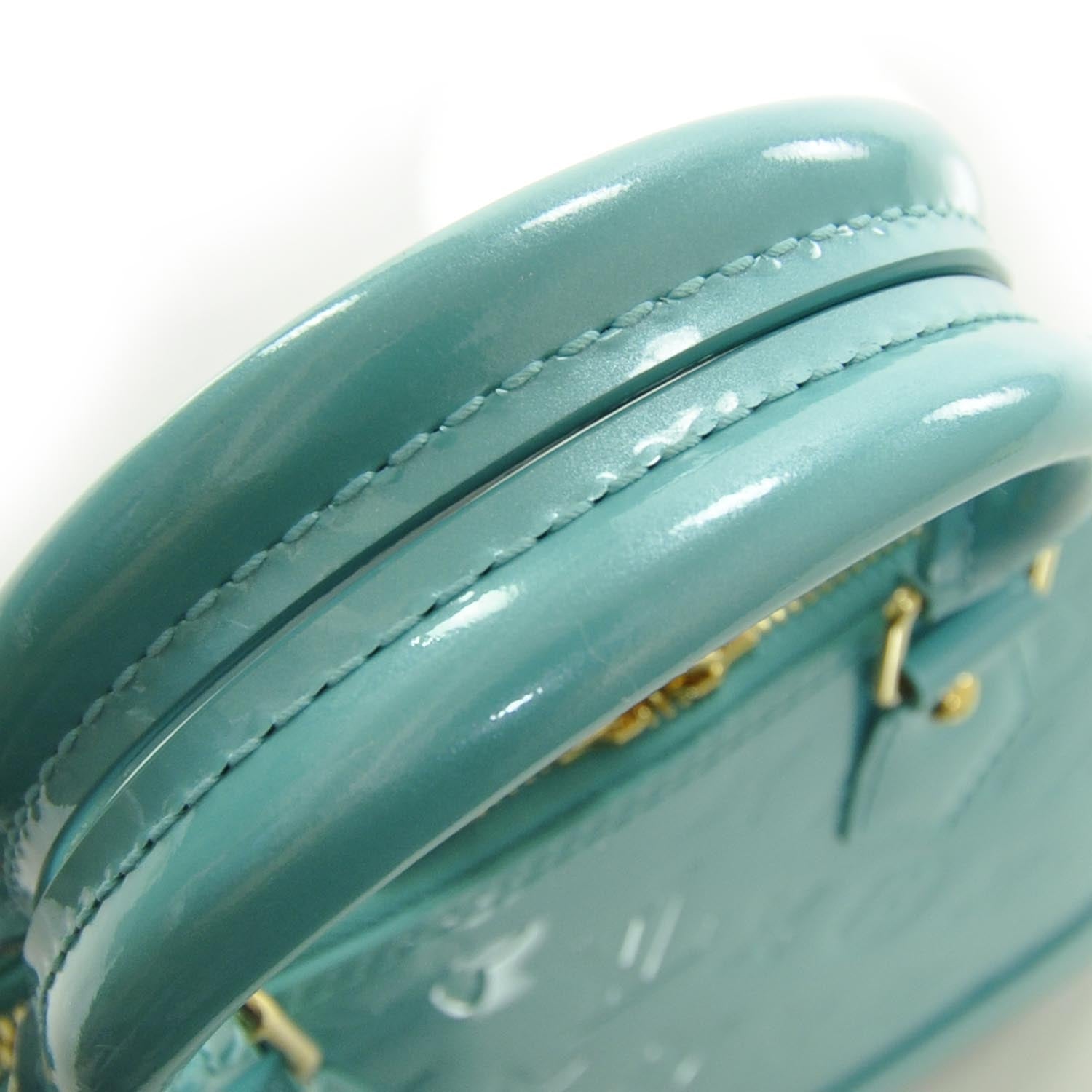 Louis Vuitton Vernis Alma BB Blue Lagon 5 of 8