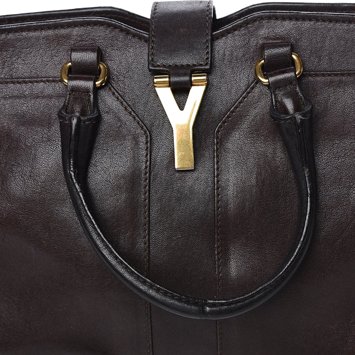 Sheepskin Small Cabas ChYc Dark Brown